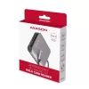 AXAGON CRE-S3C aliumininis USB-C 3.2 Gen 1 atminties kortelių skaitytuvas, 3 lizdai, UHS-II
