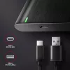 Išorinis dėklas 2.5 colio HDD/SSD AXAGON EE25-A6C — SATA, USB 3.2 Gen 1 (Type-C & Type-A), aliuminis, juodas