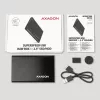 Išorinis dėklas HDD/SSD AXAGON EE25-A6M — 2,5 colio SATA, USB 3.2 Gen 1 (5 Gbit/s), Micro-USB B į USB Type-A, aliuminis, juodas