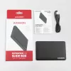 Išorinis dėklas Axagon EE25-SL be varžtų USB 3.2 Gen 1 - SATA 6G 2,5 colio SSD/HDD