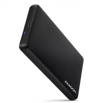Axagon EE25-SLC išorinis dėklas be varžtų USB-C 3.2 Gen 1 - SATA 6G 2,5 colio SSD/HDD
