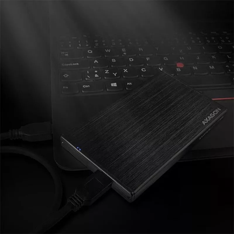 AXAGON EE25-XA6 išorinis dėklas 2.5 inch SATA SSD/HDD, USB 3.2 Gen 1, aliuminis