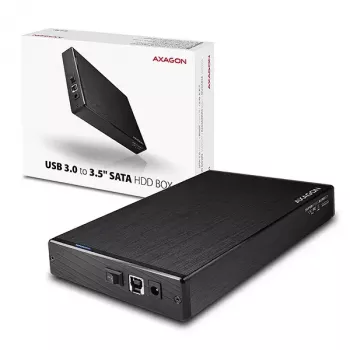 Išorinis dėklas Axagon EE35-XA3 aliuminis USB 3.2 Gen 1 SATA 3,5 colio HDD