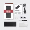 Axagon EEM2-GTR išorinis USB-C 3.2 Gen 2 metalinis dėklas M.2 NVMe SSD diskams