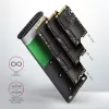 Išorinis SSD dėklas Axagon EEM2-SBC USB-C 3.2 Gen 2 Juodas M.2