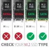 Išorinis SSD dėklas Axagon EEM2-SBC USB-C 3.2 Gen 2 Juodas M.2