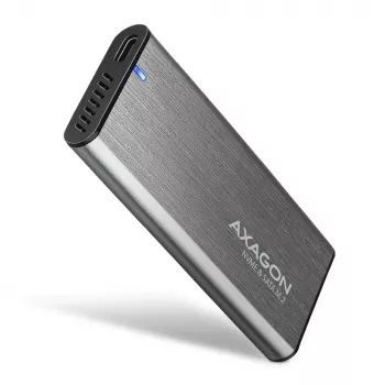 Axagon EEM2-SG2 SuperSpeed+ USB-C išorinis M.2 NVMe ir SATA SSD dėklas