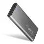 Axagon EEM2-SG2 SuperSpeed+ USB-C išorinis M.2 NVMe ir SATA SSD dėklas