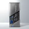 Axagon EEM2-SG2 SuperSpeed+ USB-C išorinis M.2 NVMe ir SATA SSD dėklas