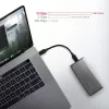 Axagon EEM2-SG2 SuperSpeed+ USB-C išorinis M.2 NVMe ir SATA SSD dėklas