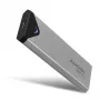 Axagon EEM2-UG2 Išorinis USB-C 10Gbps metalinis dėklas M.2 NVMe SSD diskams, sidabrinis