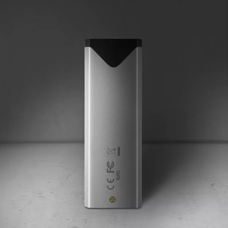 Axagon EEM2-UG2 Išorinis USB-C 10Gbps metalinis dėklas M.2 NVMe SSD diskams, sidabrinis