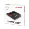 Axagon RSS-CD09 2.5 inch SSD/HDD adapteris į DVD lizdą 9,5 mm LED ALU vidinis SATA