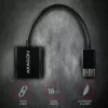 Vaizdo kabelio adapteris Axagon RVD-VGN DisplayPort į VGA 0,16 m
