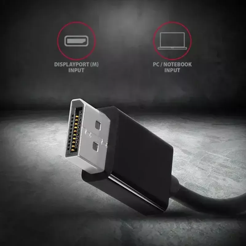 Vaizdo kabelio adapteris Axagon RVD-VGN DisplayPort į VGA 0,16 m