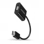 Axagon RVH-VGAN HDMI į VGA adapteris FullHD, 1920x1200, garso išvestis, maitinimo įvadas