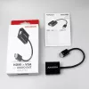 Axagon RVH-VGAN HDMI į VGA adapteris FullHD, 1920x1200, garso išvestis, maitinimo įvadas