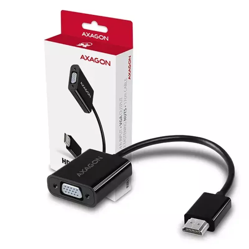 Axagon RVH-VGN HDMI į VGA adapteris FullHD, 1920x1200