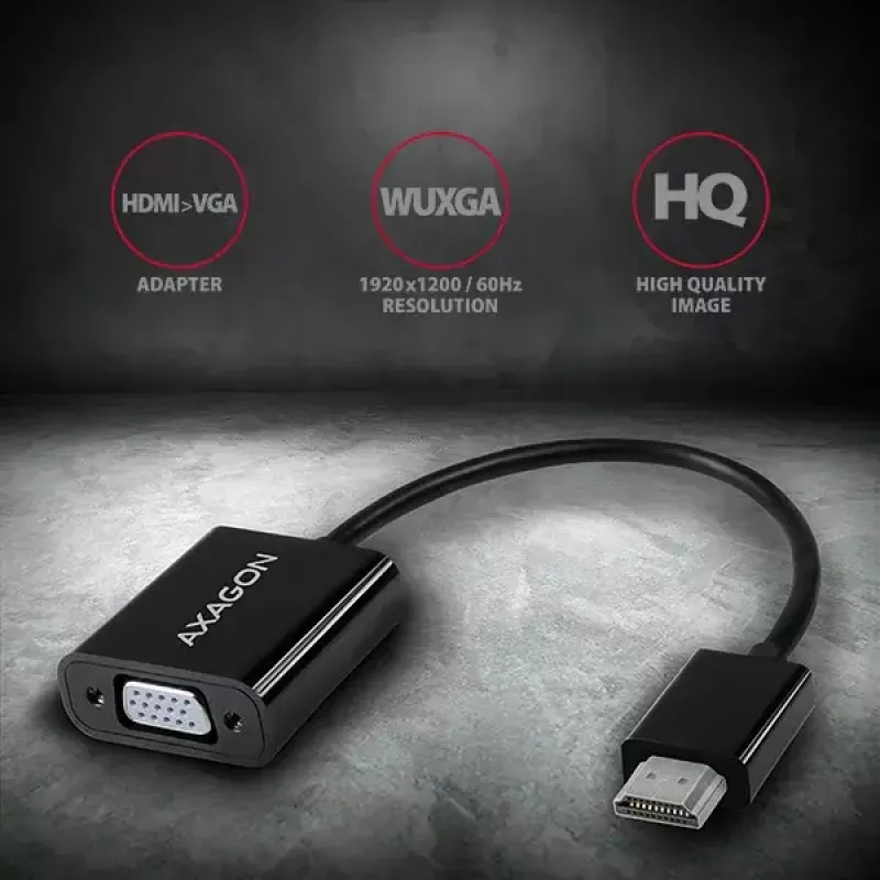 Axagon RVH-VGN HDMI į VGA adapteris FullHD, 1920x1200