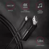 Axagon RVC-DPC USB-C į DisplayPort laidas 1,8 m 4K/60Hz