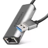 2.5 Gigabit Ethernet adapterius AXAGON ADE-25R — USB Type-C, 10/100/1000/2500 Mbit, 5000 Mbit/s, aliuminis, pilka