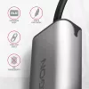 2.5 Gigabit Ethernet adapterius AXAGON ADE-25R — USB Type-C, 10/100/1000/2500 Mbit, 5000 Mbit/s, aliuminis, pilka