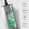 2.5 Gigabit Ethernet adapterius AXAGON ADE-25R — USB Type-C, 10/100/1000/2500 Mbit, 5000 Mbit/s, aliuminis, pilka