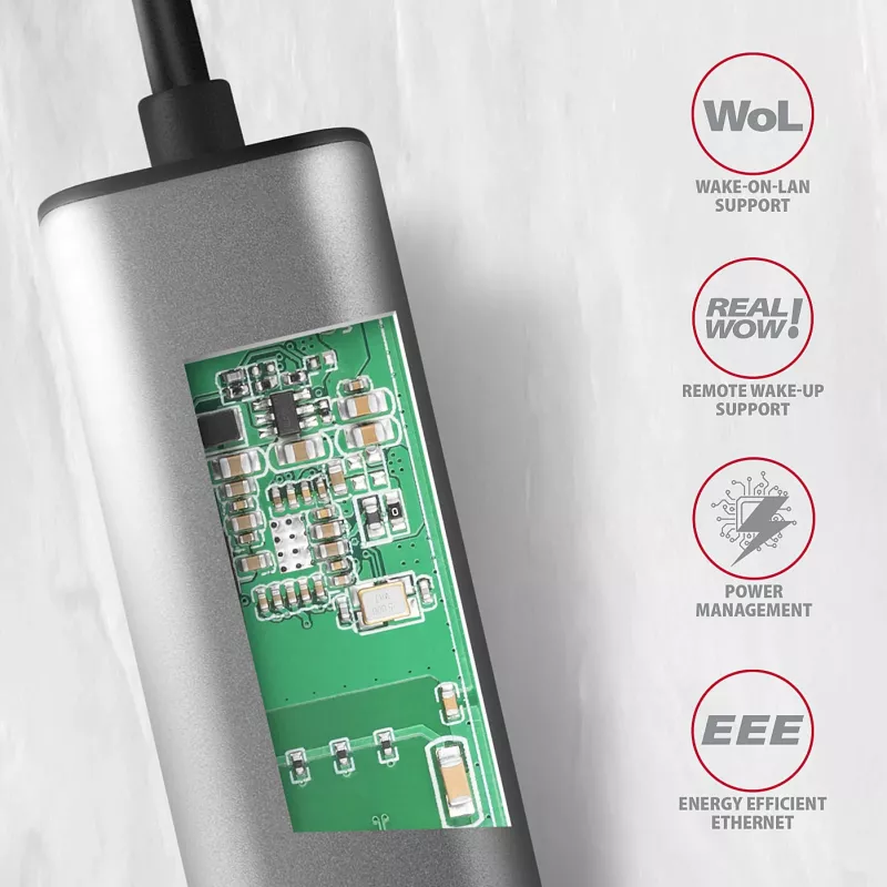 Axagon ADE-25RC USB-C 2.5 gigabit eterneto adapteris
