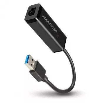 Axagon ADE-SR USB-A gigabito eterneto adapteris, laidinis, USB, Ethernet, 1000 Mbit/s, juodas
