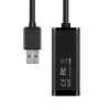 Axagon ADE-SR USB-A gigabito eterneto adapteris, laidinis, USB, Ethernet, 1000 Mbit/s, juodas