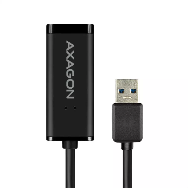 Axagon ADE-SR USB-A gigabito eterneto adapteris, laidinis, USB, Ethernet, 1000 Mbit/s, juodas