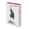 Axagon PCEA-S2N PCIe adapteris - 2x RS-232 prievadas, 250 kbps, su standartine ir žemo profilio kronšteinais