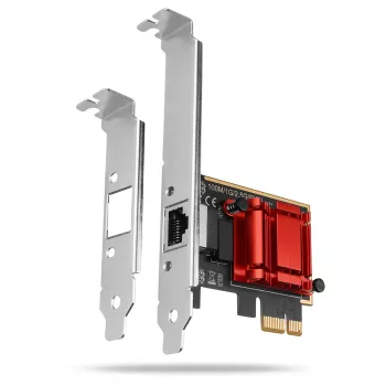 Axagon PCEE-G25 PCIe – 2.5 Gigabit Ethernet adapteris Realtek 8125, PXE, su SP ir LP