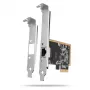 Axagon PCEE-GRF PCIe Gigabit Ethernet adapteris su Realtek 8111F ir SP & LP