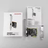 Axagon PCEE-GRF PCIe Gigabit Ethernet adapteris su Realtek 8111F ir SP & LP