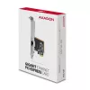 Axagon PCEE-GRF PCIe Gigabit Ethernet adapteris su Realtek 8111F ir SP & LP