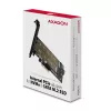 Axagon PCEM2-D PCIe x4 adapteris dviems M.2 NVMe M-key + SATA B-key SSD