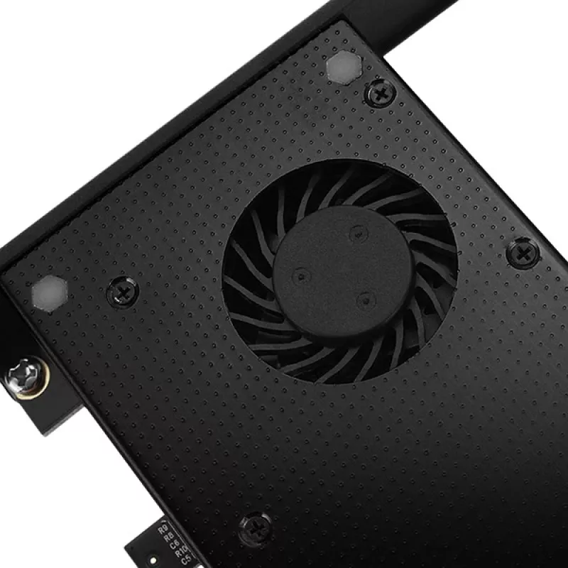 Axagon PCEM2-DC PCIe x4 – M.2 NVMe M-rakto + SATA B-rakto lizdo adapteris su aušinimu, SP & LP