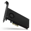 Axagon PCEM2-DC PCIe x4 – M.2 NVMe M-rakto + SATA B-rakto lizdo adapteris su aušinimu, SP & LP