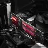 Axagon PCEM2-ND PCIe x8 adapteris dviems M.2 NVMe M-key lizdams, RAID, duomenų jungiklis, su standartiniu ir žemu profiliu