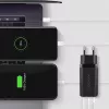 Axagon ACU-DPQ65 GaN sieninis įkroviklis 65W, 3x prievadas (USB-A + du USB-C), PD3.0/QC4+/PPS/Apple