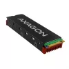 Axagon CRL-M2 Pasyvus aliumininis aušintuvas M.2 SSD diskams, dydis 2280, aukštis 12 mm