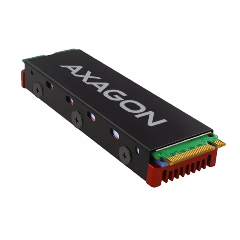 Axagon CRL-M2 Pasyvus aliumininis aušintuvas M.2 SSD diskams, dydis 2280, aukštis 12 mm