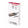 Axagon CLR-M2FAN Varinis radiatorius su ventiliatoriumi vienpusiams ir dvipusiams M.2 SSD diskams, dydis 2280, aukštis 13 mm