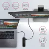 Axagon HMC-6GL USB 3.2 Gen 1 šakotuvas, 3x USB-A, HDMI 4k/30Hz, RJ-45, PD 100W, 20cm USB-C laidas