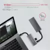 AXAGON HMC-4G2 USB-C 3.2 Gen 2 10 Gb/s hubas, 2x USB-A + 2x USB-C, kabelis USB-C 13 cm