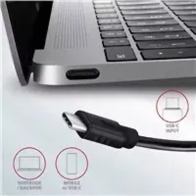 AXAGON HMC-4G2 USB-C 3.2 Gen 2 10 Gb/s hubas, 2x USB-A + 2x USB-C, kabelis USB-C 13 cm