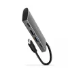 AXAGON HMC-4G2 USB-C 3.2 Gen 2 10 Gb/s hubas, 2x USB-A + 2x USB-C, kabelis USB-C 13 cm