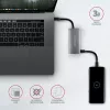 AXAGON HMC-4G2 USB-C 3.2 Gen 2 10 Gb/s hubas, 2x USB-A + 2x USB-C, kabelis USB-C 13 cm