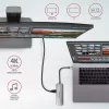 Axagon HMC-5 USB 3.2 Gen 1 hubas, 2x USB-A, HDMI, SD/microSD, PD 100W, 20 cm USB-C laidas